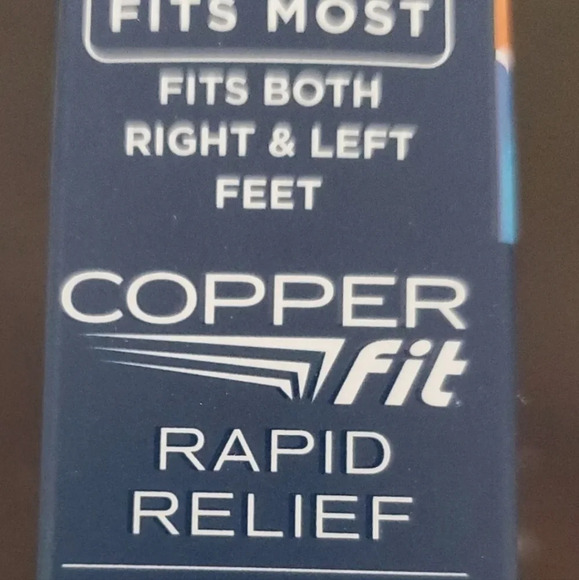 Copper Fit Rapid Relief Arch Wrap Plantar Fascia Pain Hot & Cold Therapy - Picture 5 of 6